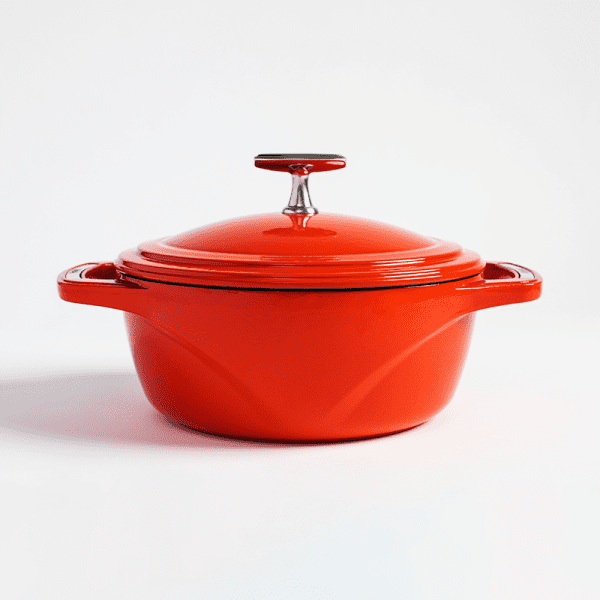 USA Enamel Cast Iron Dutch Oven