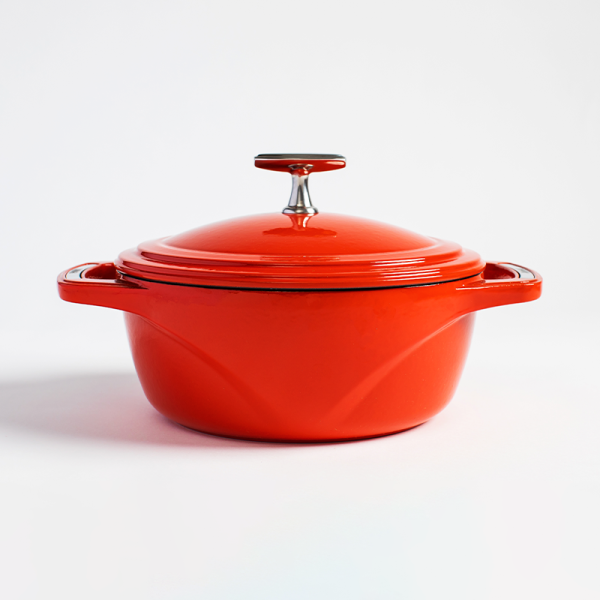 USA Enamel Cast Iron Dutch Oven