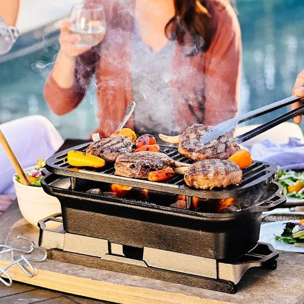 Sportsman's Pro Cast Iron Grill