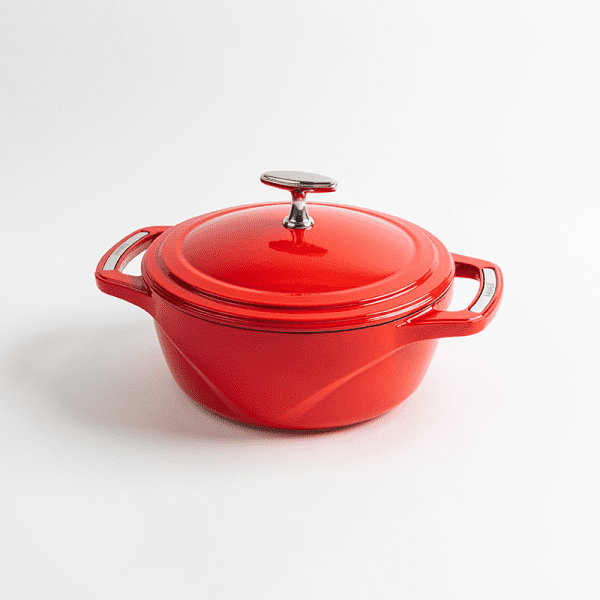 USA Enamel Cast Iron Dutch Oven