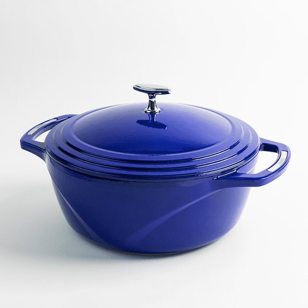 USA Enamel Cast Iron Dutch Oven