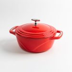 USA Enamel Cast Iron Dutch Oven