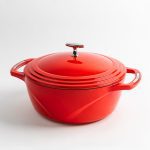 USA Enamel Cast Iron Dutch Oven