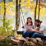 Adjustable Camp Tripod. 2 Pack