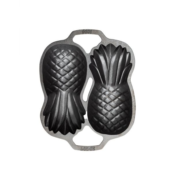 Seasoned Cast Iron Pineapple Pan