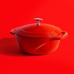 USA Enamel Cast Iron Dutch Oven