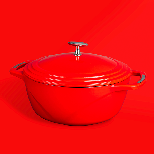 USA Enamel Cast Iron Dutch Oven