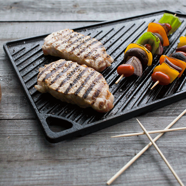 16.75 x 9.5 Inch Double Play Reversible Grill/Griddle