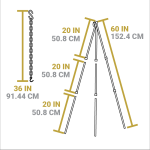 Adjustable Camp Tripod