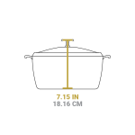 Blacklock 5.5 Quart Lightweight Cast Iron Dutch Oven