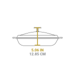 Blacklock 4 Quart Lightweight Cast Iron Braiser