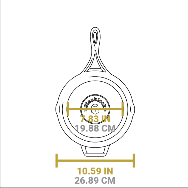 Blacklock Lightweight Cast Iron Skillet Set