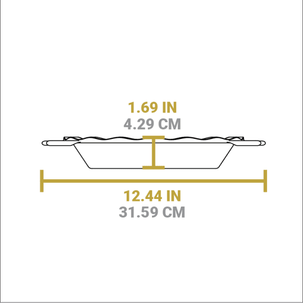 9 Inch Seasoned Cast Iron Pie Pan