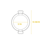 Carbon Steel Dual Handle Pan