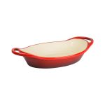 Enameled Oval Casserole