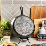 American Road Trip: 12 Inch Seasoned Cast Iron Skillet. Tennessee