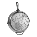 Wildlife Series 12 Inch Cast Iron Elk Skillet