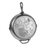 Wildlife Series 12 Inch Cast Iron Elk Skillet