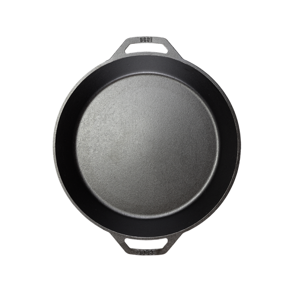 Cast Iron Dual-Handle Pan