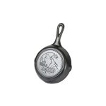 Wildlife Series 6.5 Inch Cast Iron Wolf Skillet