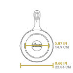 Essential Seasoned Cast Iron Skillet Set