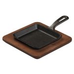 5.5 Square Walnut Wood Underliner