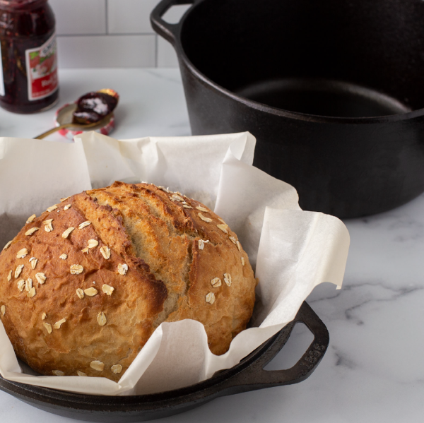 5 Quart Cast Iron Double Dutch Oven