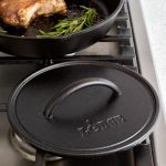 Seasoned Cast Iron Round Grill Press
