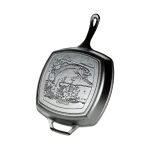 Wildlife Square Grill Pan with Fish