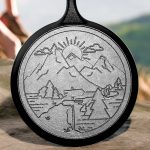 Wanderlust 10.5 Inch Cast Iron Mountain Griddle