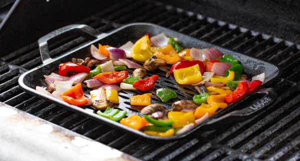 Chef Collection 11 Inch Cast Iron Square Grill Topper