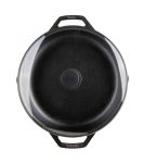 Chef Collection 12 Inch Cast Iron Everyday Pan