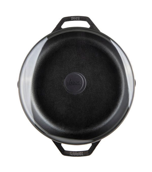 Chef Collection 12 Inch Cast Iron Everyday Pan