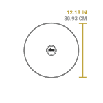 Chef Collection 12 Inch Cast Iron Everyday Pan