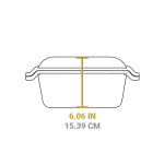 Chef Collection 6 Quart Double Dutch Oven