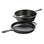3.2 Quart Seasoned Cast Iron Combo Cooker