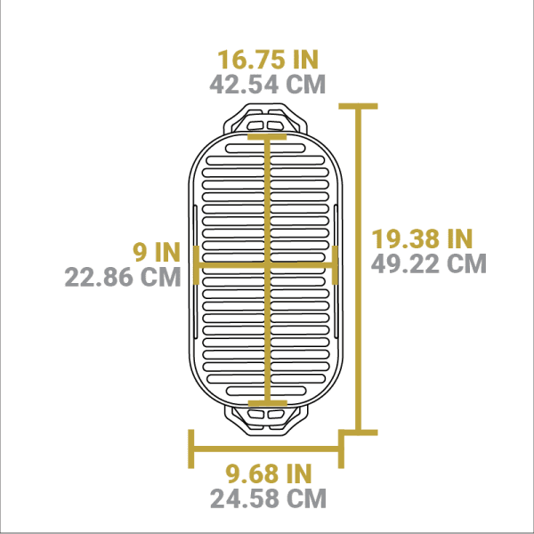 Sportsman's Pro Cast Iron Grill