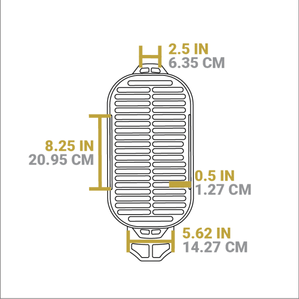 Sportsman's Pro Cast Iron Grill