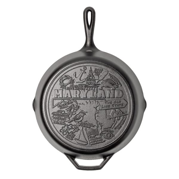 American Road Trip: 12 Inch Seasoned Cast Iron Skillet. Maryland