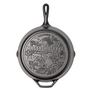 American Road Trip: 12 Inch Seasoned Cast Iron Skillet. Massachusetts