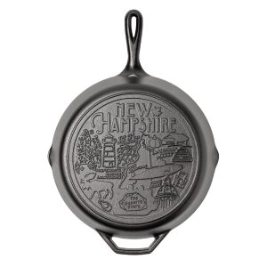 American Road Trip: 12 Inch Seasoned Cast Iron Skillet. New Hampshire