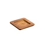 5.5 Square Walnut Wood Underliner
