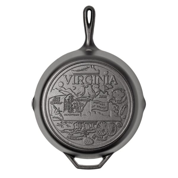 American Road Trip: 12 Inch Seasoned Cast Iron Skillet. Virginia
