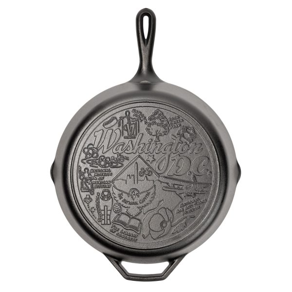American Road Trip: 12 Inch Seasoned Cast Iron Skillet. Washington. D.C.