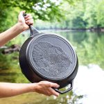 Wildlife Series 13.25 Inch Cast Iron Turkey Skillet