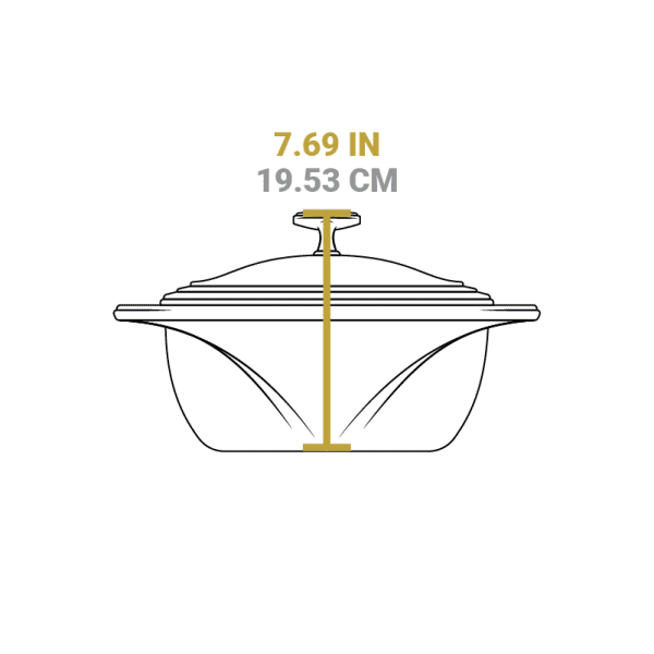 USA Enamel Cast Iron Dutch Oven
