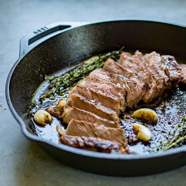 Cast Iron Dual-Handle Pan